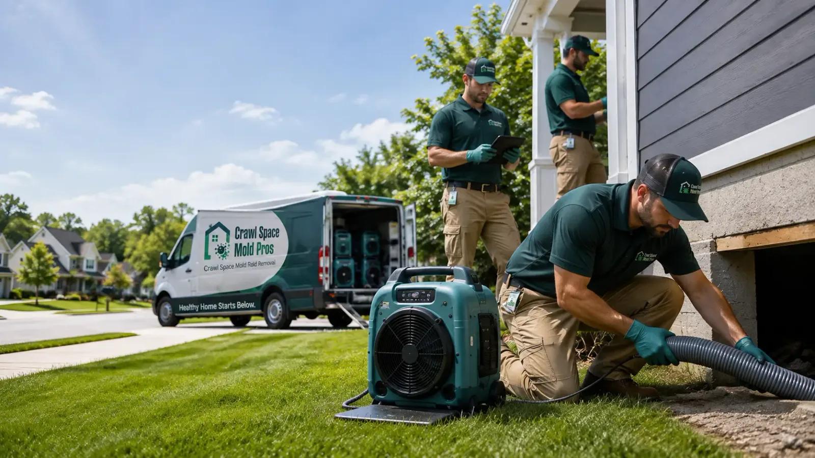 Crawl Space Mold Removal in Rhododendron, OR
